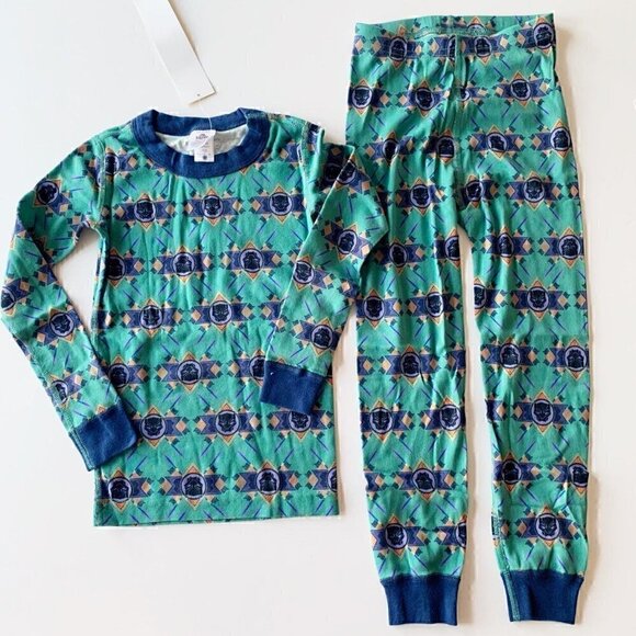 Hanna Andersson Marvel Black Panther Long John Pajama Set 5T 6-7 Years 8 years - Picture 1 of 8